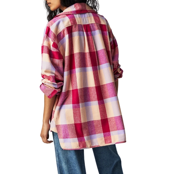 Free People We The Free Izzie Cargo Shirt NWOT - Picture 5 of 7